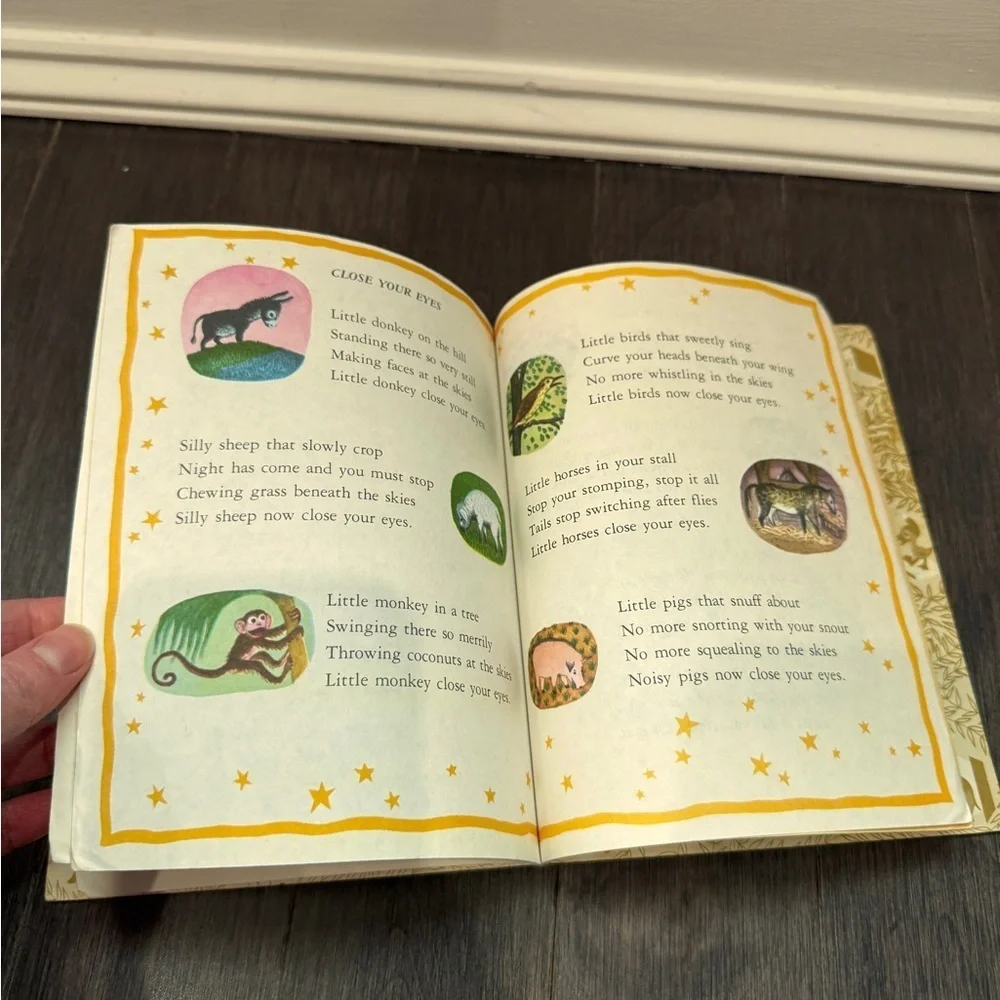 VINTAGE 1975 Little Golden Books The Sleepy Book Hardcover Kids